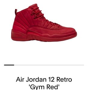 solid red jordans